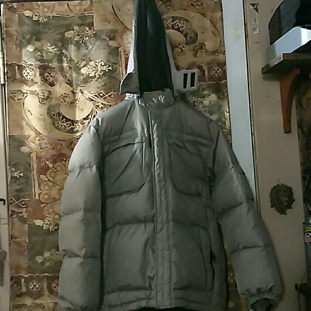 Old Navy gray hoodie thick coat